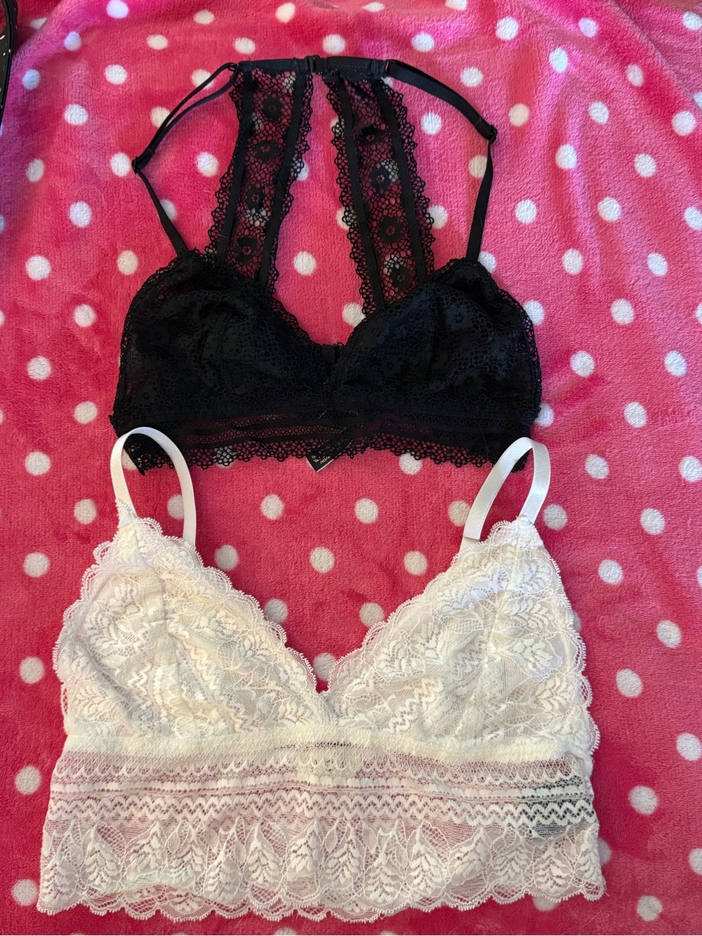 Victoria’s Secret + POL Lace Bralette Lot Size Small Boho Cottagecore Festival